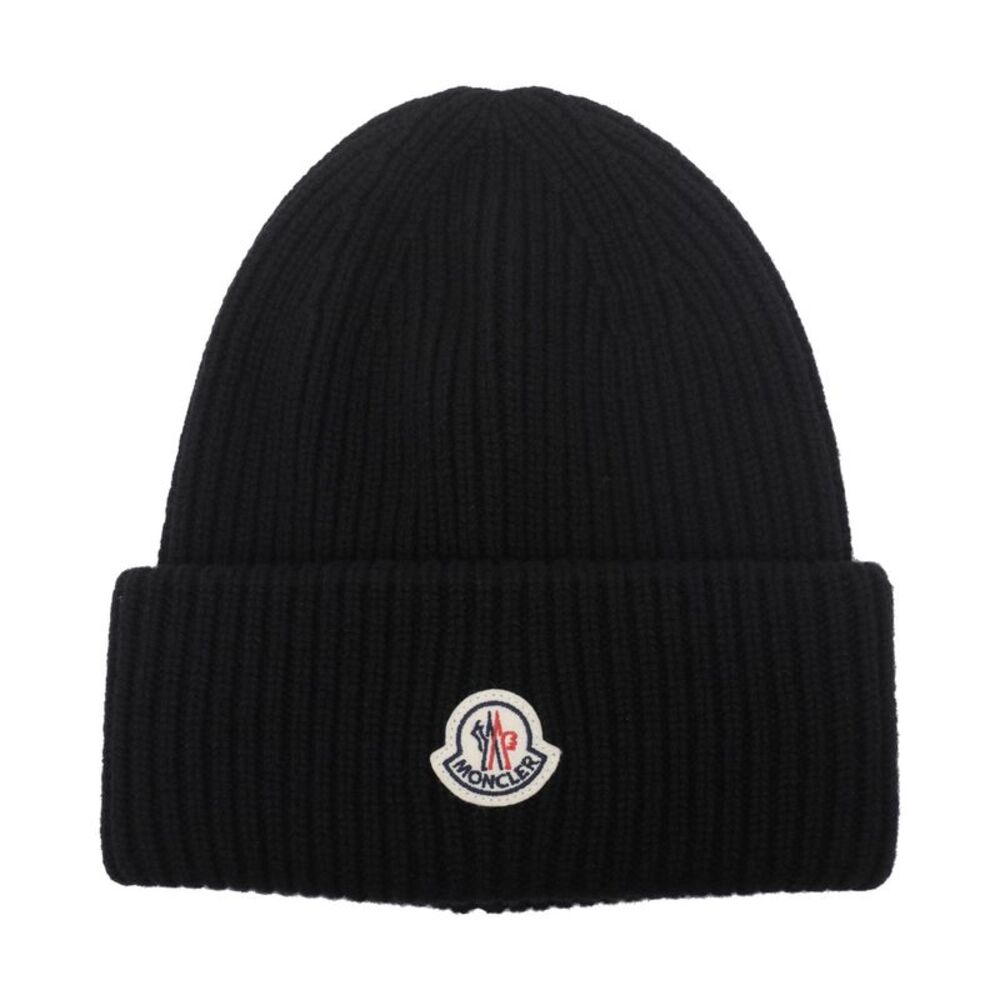 Moncler Men Logo Patch Beanie